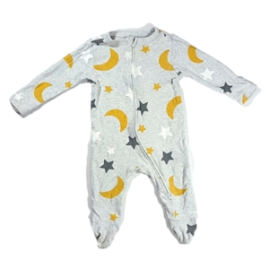 *5 for $20* Old Navy 6-9 month Star Moon Romper with Footies